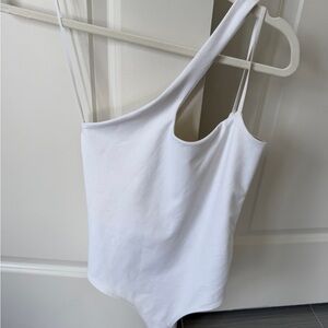 Abercrombie & Fitch Cross White Bodysuit